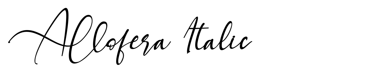 Allofera Italic